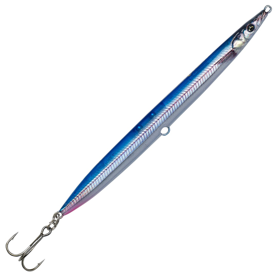 Savage Gear 3D Sandeel Pencil 30 g skeddrag Blue Silver UV