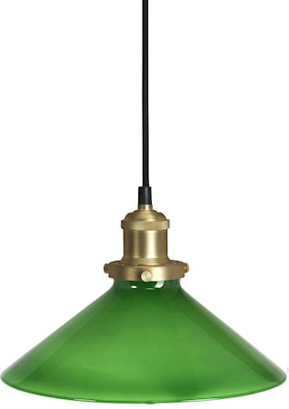 August Fönsterlampa Grön 25cm