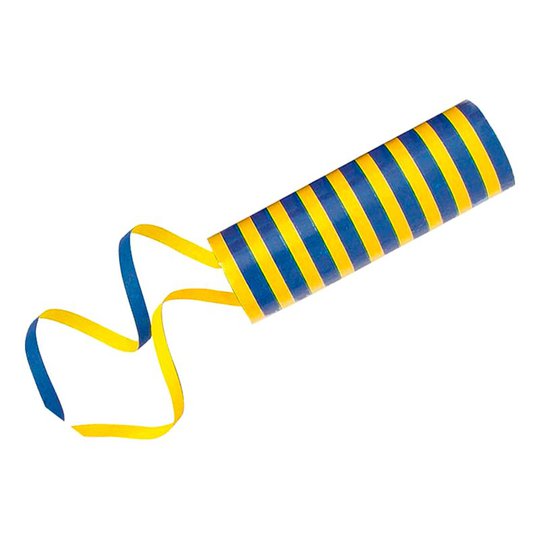 Serpentin Blå/Gul - 1-pack
