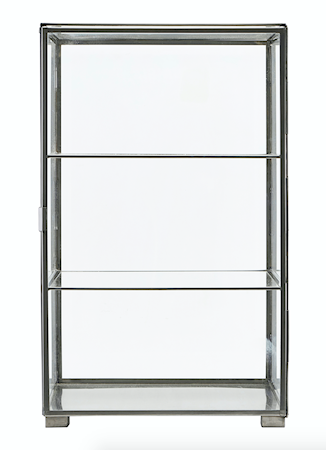 Kabinett Glas/stål 56,6x35x35 cm