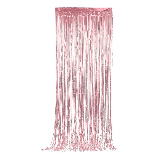 Glitterdraperi - Roséguld