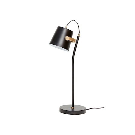 Bordslampa 18x26xh58 cm - Svart/Mässing