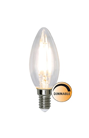 Ljuskälla LED Filament Kron Klar 3,2W Dimbar E14