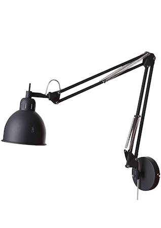 Job Vägglampa Matt Grå