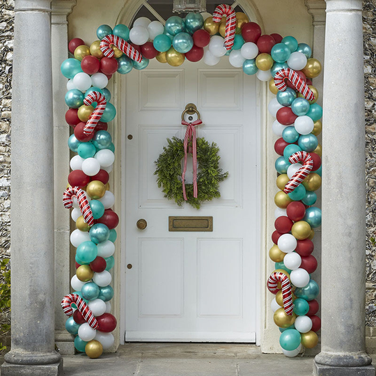 Ballongbåge till Dörr Julmix
