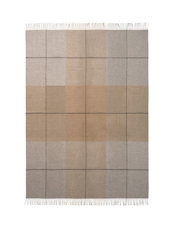 Blocks Pläd Alpacka ull Beige/Brun