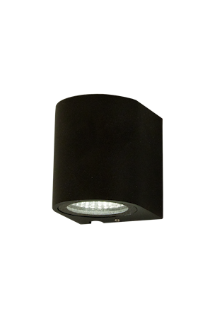 Union Vägglampa Ute Ner Svart IP54