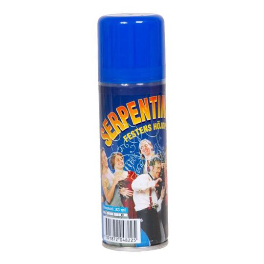 Serpentinspray - Blå