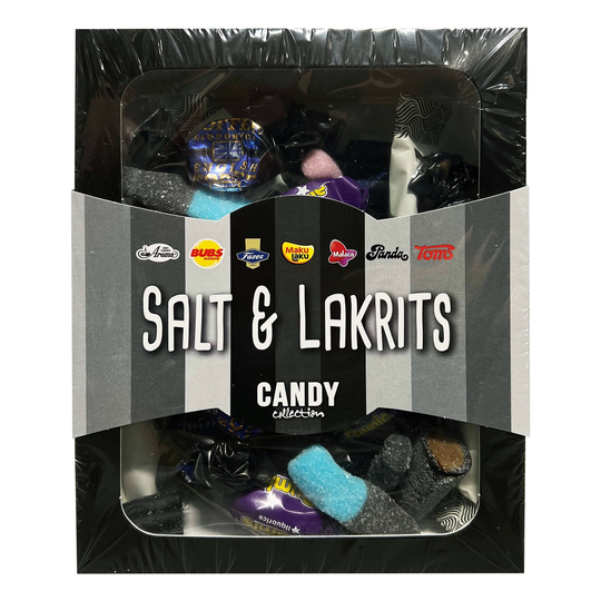 Lösgodis i Burk Salt & Lakrits - 500 gram