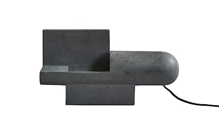Brutalist Bordslampa Grå