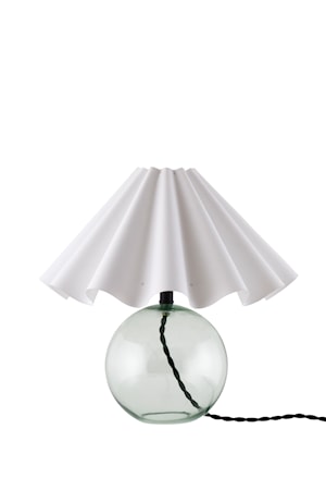 Judith Bordslampa 28 cm Grön/Vit