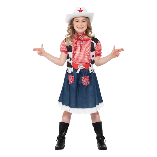 Cowgirl Barn Maskeraddräkt - Small