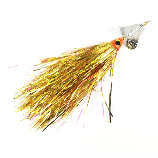 Spintube Turbo XL 55 g kastfluga orange/guld