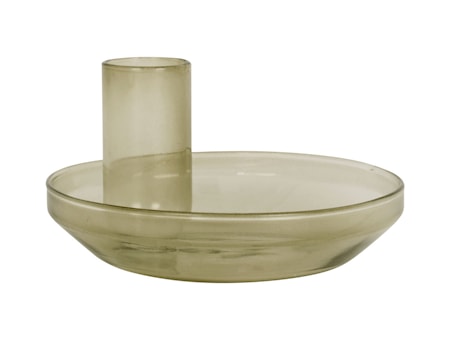 Tub Ljusstake Glas Grön