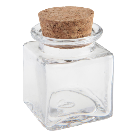 Glasburk med Korklock - 12-pack