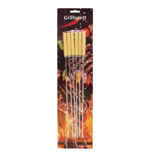 Grillspett - 6-pack