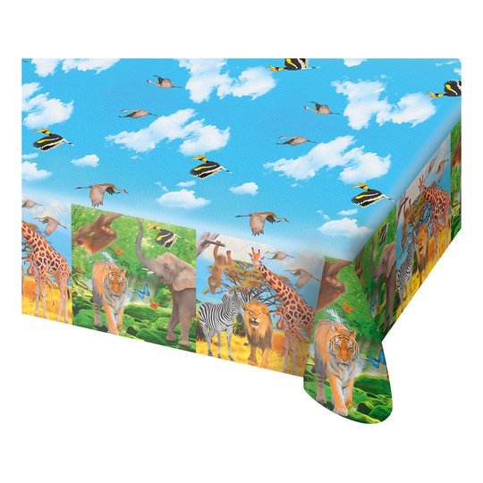 Bordsduk Safari Party - 130x180cm