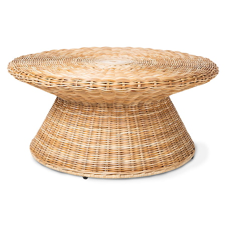 Rattan coffee table