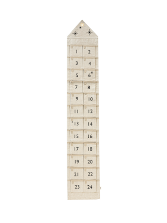 Star Julkalender Smal Sand