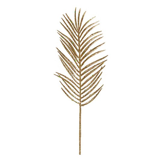 Dekorationsfjäder Glitter - Guld