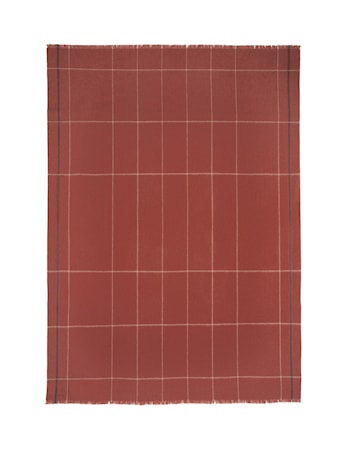 Square Pläd Röd