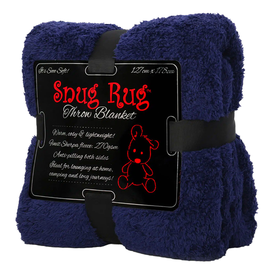 Snug Rug Fleecefilt - Mörkblå