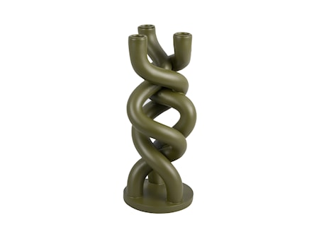 Twisted Ljusstake 31,4 cm Grön