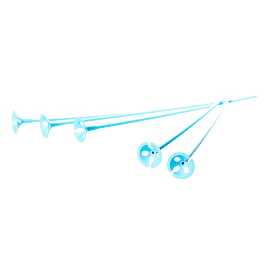 Ballongpinnar Ljusblå - 10-pack