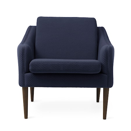 Mr. Olsen Lounge Chair Royal Blue Smoked Ek