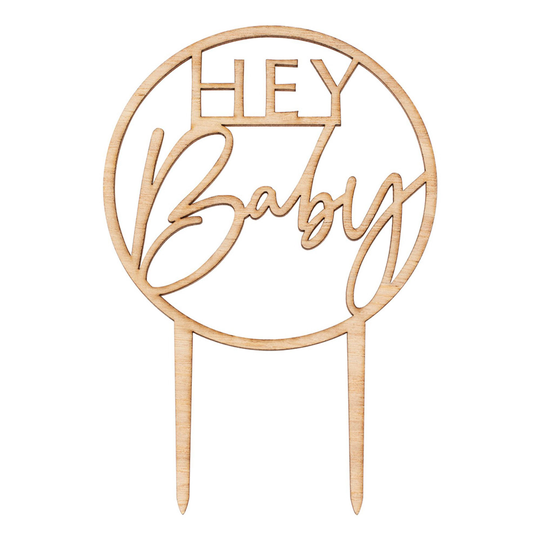 Tårtdekoration Hey Baby