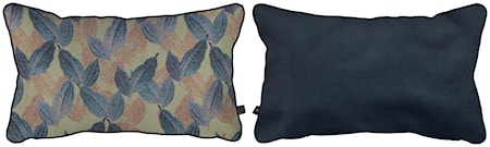 Atelier Kudde 50 x 30 cm Blue leaves/Dust blue