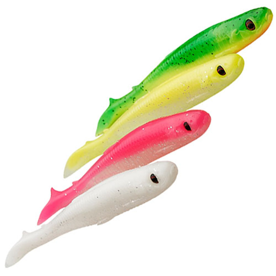 Savage Gear Slender Scoop Shad Dark Water Mix 11 cm 4 st/pkt