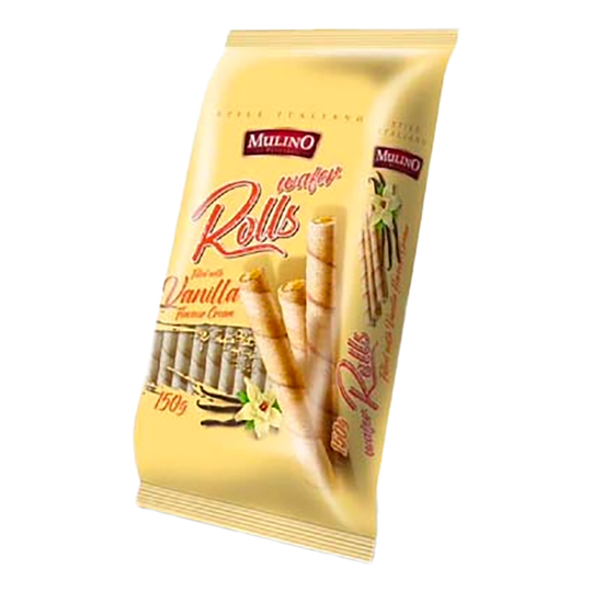 Mulino Wafer Rolls Vanilla Cream - 150 gram