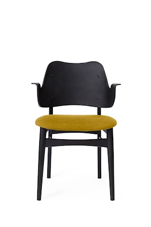 Gesture Stol S Antique Gold Svartlackad Bok