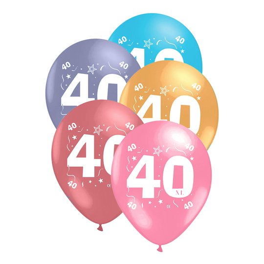 Sifferballong Latex 40 - 10-pack