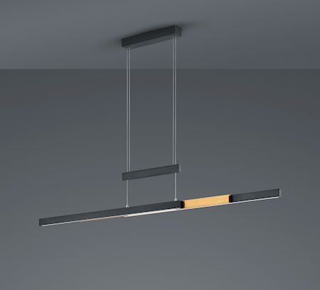 Trajan LED Taklampa Svart/Mässing