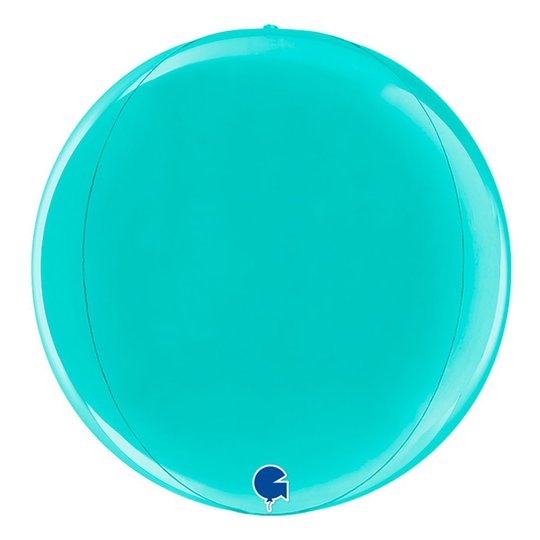 Folieballong Globe Rund Tiffany - 1-pack