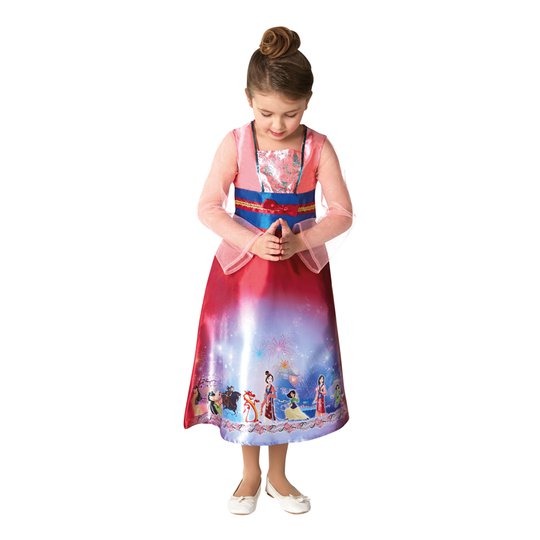 Prinsessan Mulan Barn Klänning - Small
