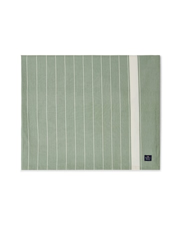 Striped Organic Duk 150x250 cm Grön/Vit