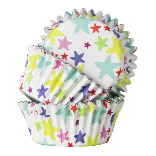 Folieformar Muffins Stjärnor - 30-pack