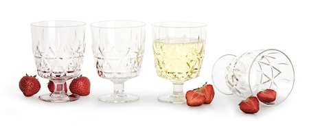 Nautic Picknick glas 4-pack Plast
