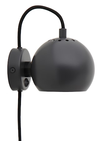 Ball Magnet Vägglampa Matt Mörkgrå