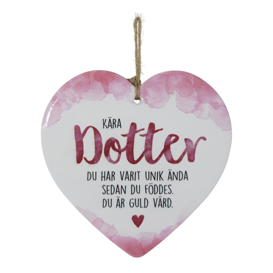 Dekorationshjärta Dotter