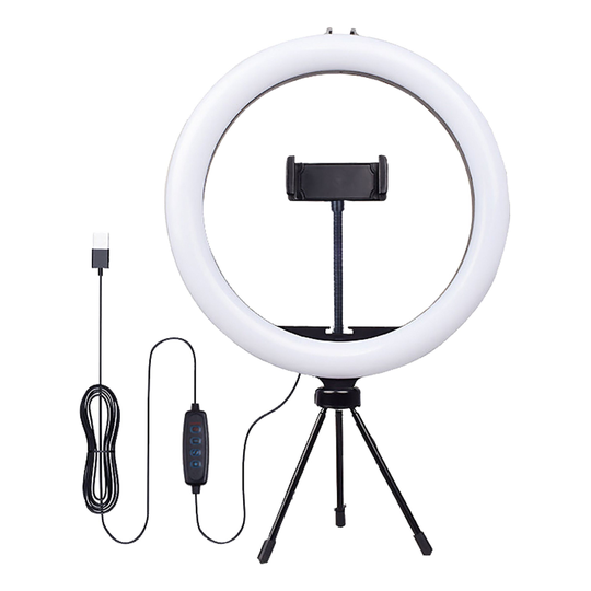 Selfie-lampa med Mobilstativ