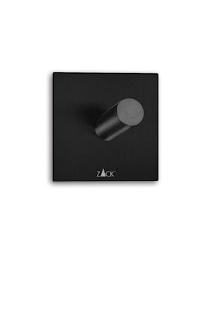 Handdukskrok 2 st 5x5cm Svart matt