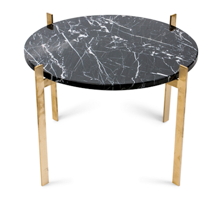 Single deck soffbord – Black/brass