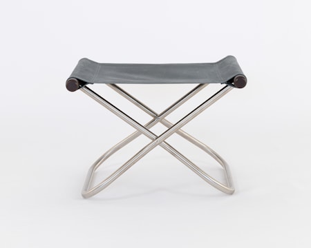 NychairX Fotpall Mörkbrun/Grå