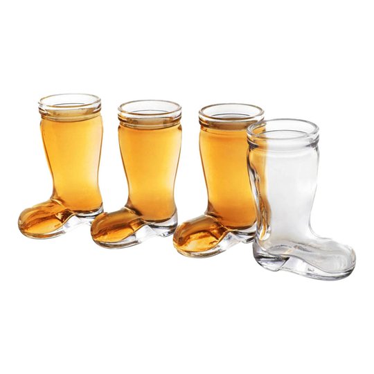 Final Touch Ölstövel Shotglas - 4-pack