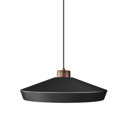 Edge Pendel L Mattsvart/Brons