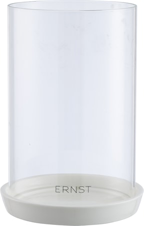 Ljuslykta 23 cm - Vit